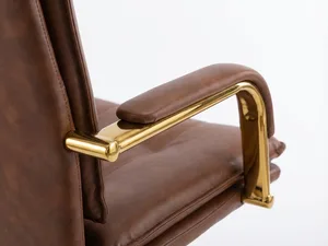 Sloane Faux-Leather Office Chair detail