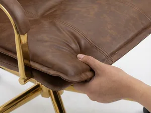 Sloane Faux-Leather Office Chair detail
