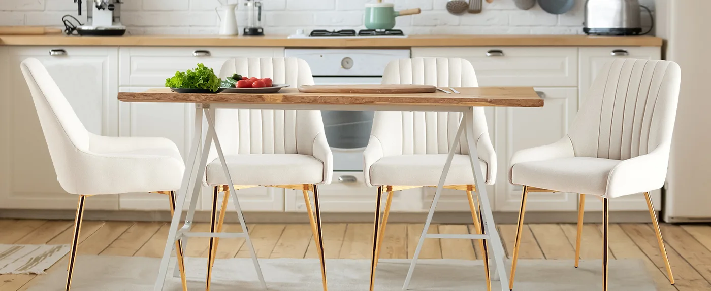 Camille Channel-Back Dining Chair detail