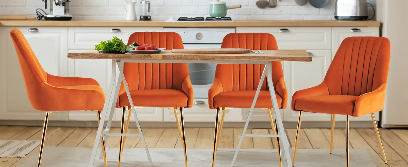 Camille Channel-Back Dining Chair detail