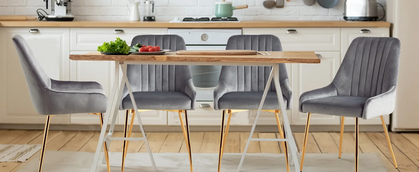 Camille Channel-Back Dining Chair detail