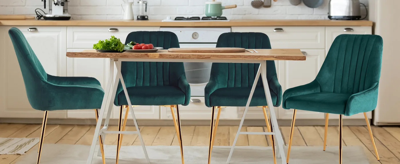 Camille Channel-Back Dining Chair detail