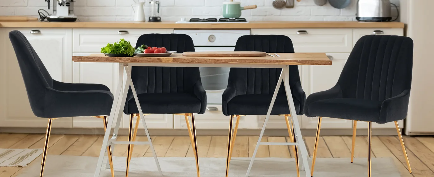 Camille Channel-Back Dining Chair detail
