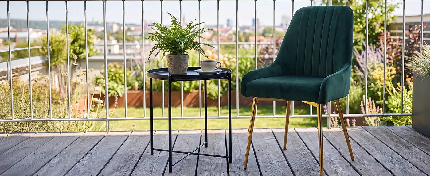 Camille Channel-Back Dining Chair detail