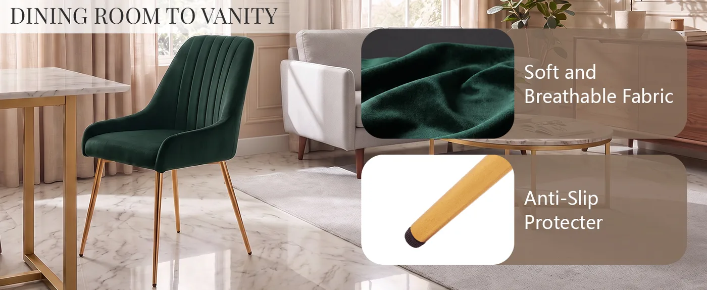 Camille Channel-Back Dining Chair detail