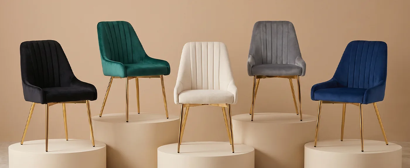 Camille Channel-Back Dining Chair detail