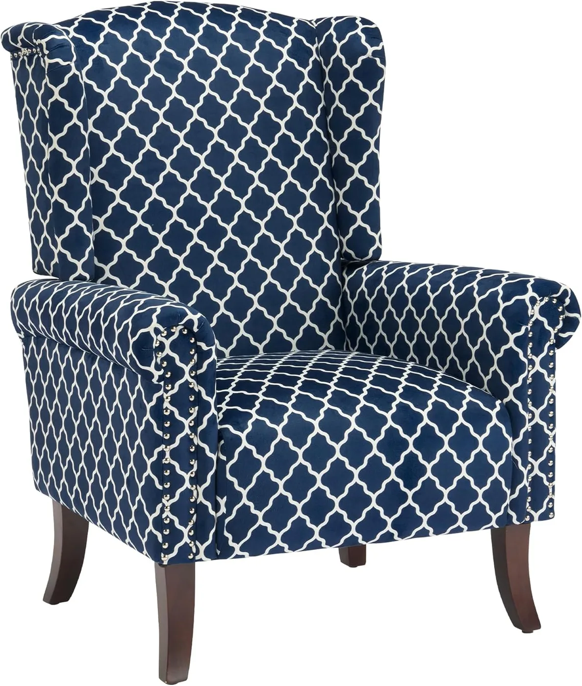 Hastings Plaid Wingback Chair