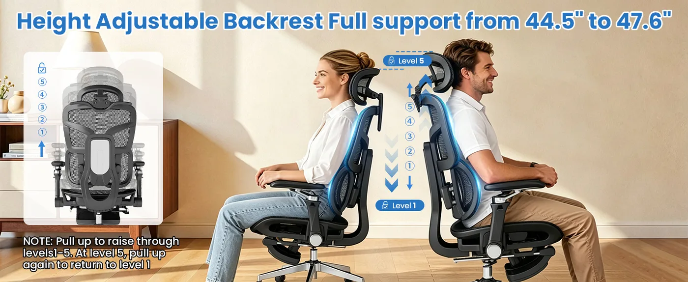 Summit Big & Tall Ergonomic Chair detail