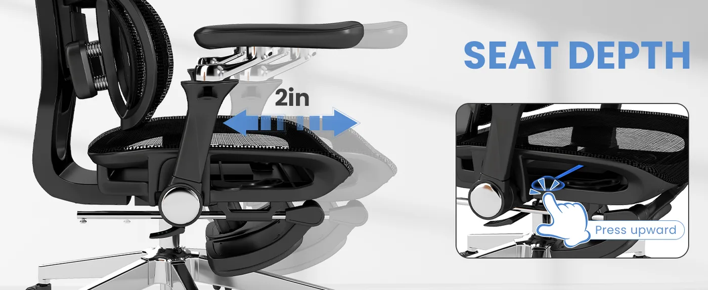 Summit Big & Tall Ergonomic Chair detail