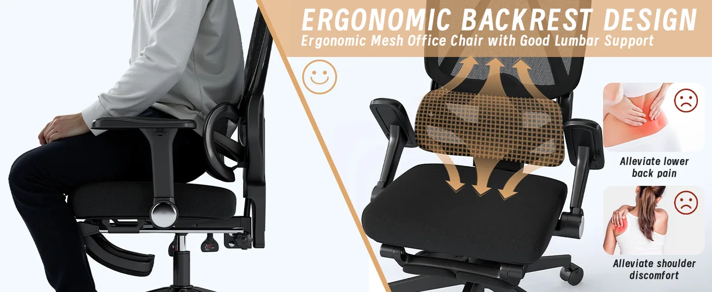 Titan Big & Tall Mesh Chair detail